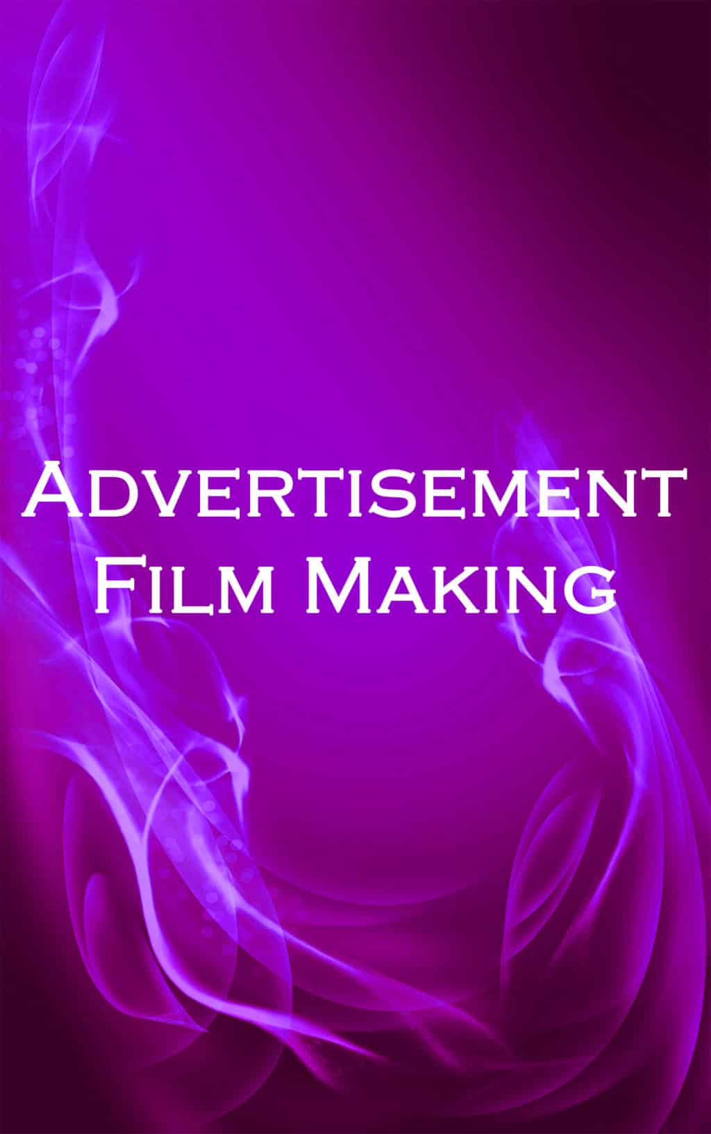 making a advertisement