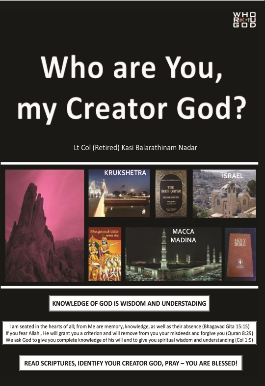 Who are you my creator God?
