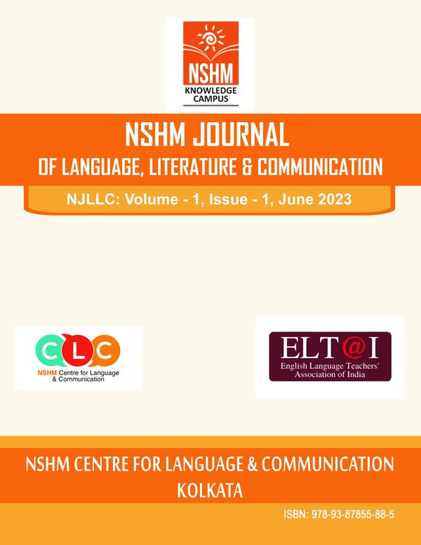 NSHM JOURNAL OF LANGUAGE, LITERATURE AND COMMUNICATION - Kolkata